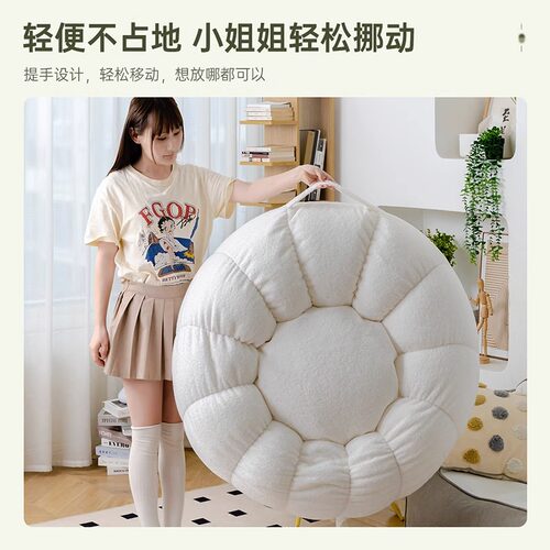 懒人沙发可躺可睡单人卧室小沙发主卧躺椅南瓜榻榻米阳台休闲椅子 - 图1