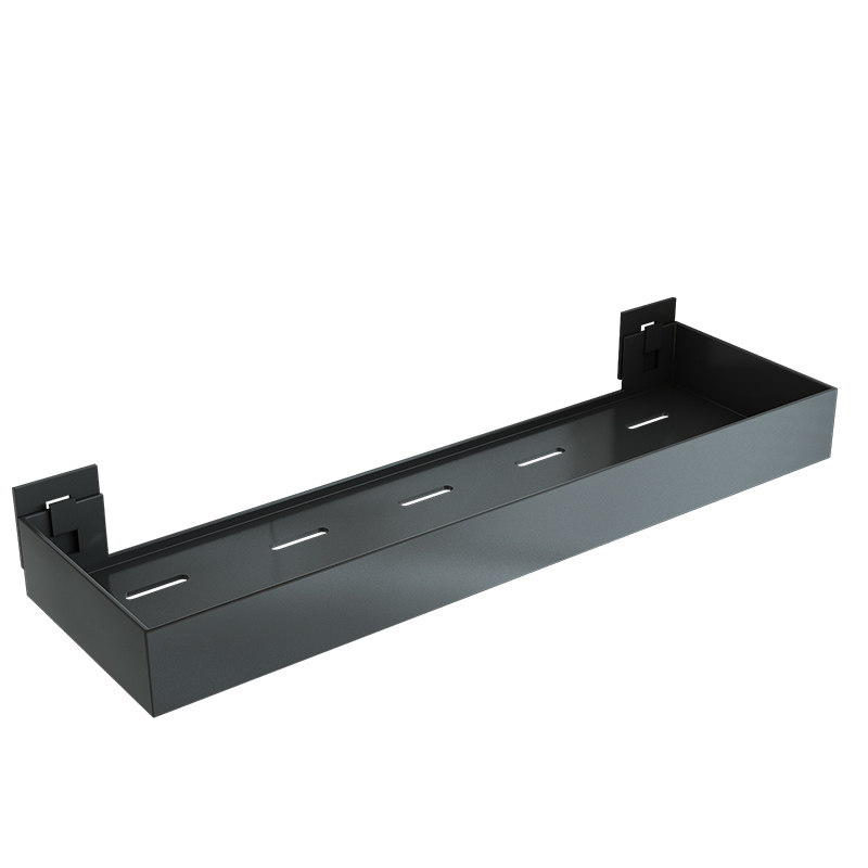 厨房枪灰色调料置物架壁挂式墙上免打孔收纳架超窄浴室阳台储物格,淘宝优惠券,粉丝福利购,淘宝优惠卷