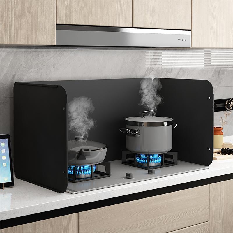 厨房防油挡板加厚耐高温灶台燃气灶隔热板炒菜防油溅不锈钢挡油板,淘宝优惠券,粉丝福利购,淘宝优惠卷