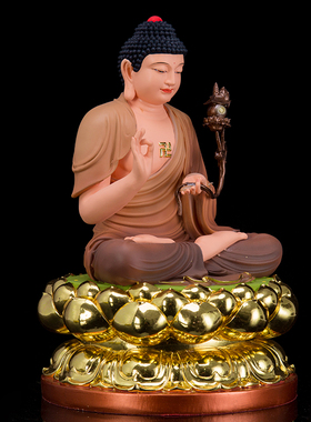 燃灯古佛神像定光佛普光灯光定光如来家居保平安供奉树脂摆件新品