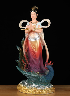 九天玄女神像九天圣母娘娘玄母天尊像体真身树脂佛像家用供奉摆件