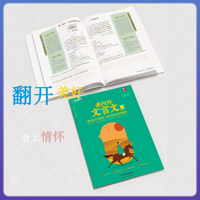 2027一飞冲天课内外文言文七八九年级中考789年级初一二三上册下册中考初中课内古诗文赏析默写课外文言文阅读一飞初中专项练习