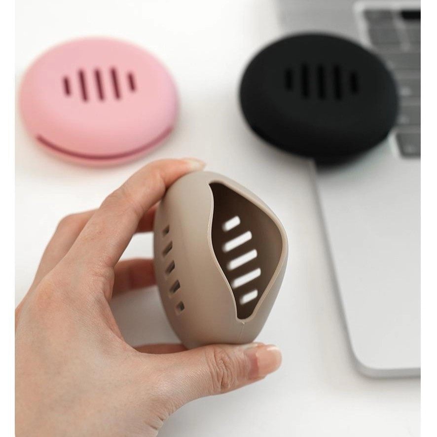 粉扑收纳盒硅胶透气防尘收纳包化妆粉扑专用旅行盒保护套便携轻便,淘宝优惠券,粉丝福利购,淘宝优惠卷