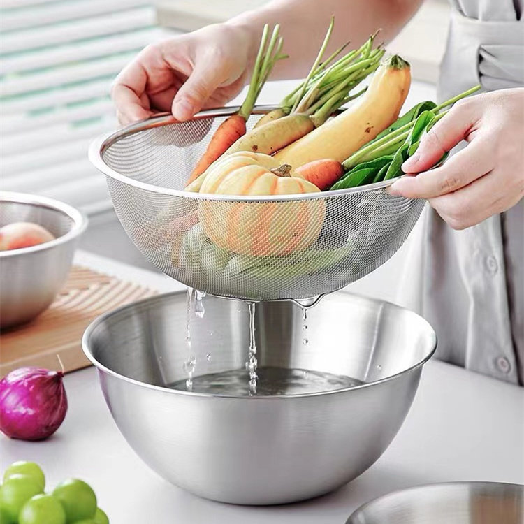 不锈钢沥水篮洗菜盆篓淘米神器滤水漏水洗米筛过滤网洗水果和面盆,淘宝优惠券,粉丝福利购,淘宝优惠卷