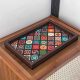 High-end retro tea tray jewelry storage tea tray