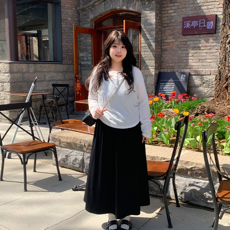 YUZI鱼子法式套装大码女装U领微胖mm显瘦遮肉防晒衫吊带连衣裙子,淘宝优惠券,粉丝福利购,淘宝优惠卷