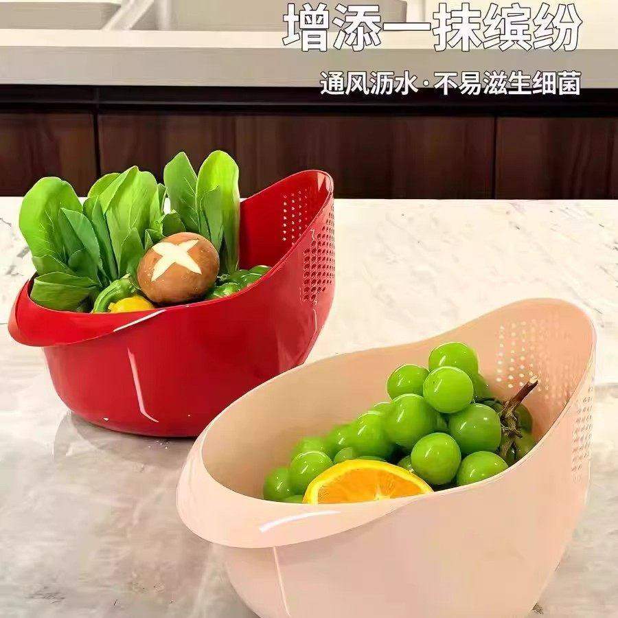 厨房淘米盆洗米筛神器大容量滤沥水篮子家用多功能洗菜洗水果盆子,淘宝优惠券,粉丝福利购,淘宝优惠卷