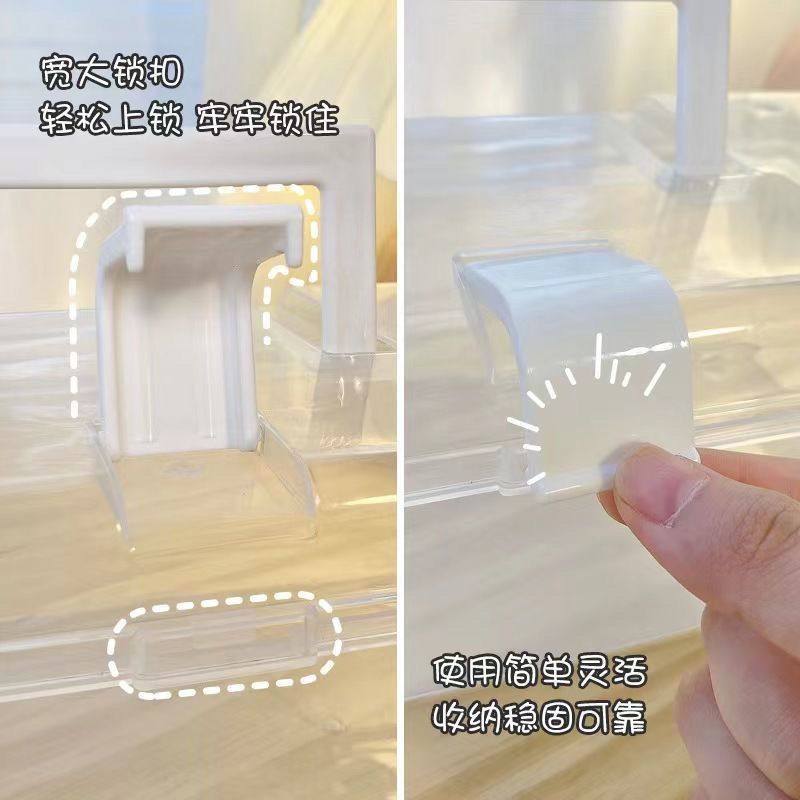 手提整理盒简约ins收纳盒透明药箱学生宿舍无印风防尘多功能药盒,淘宝优惠券,粉丝福利购,淘宝优惠卷