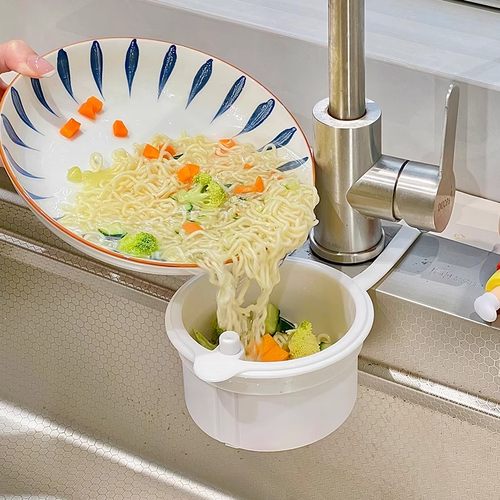 水槽沥水篮挂袋水龙头洗碗海绵收纳置物架厨房用品水池免打孔挂篮 - 图2