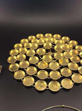 5层49品圆杯曼扎酥油灯架莲花灯座供灯