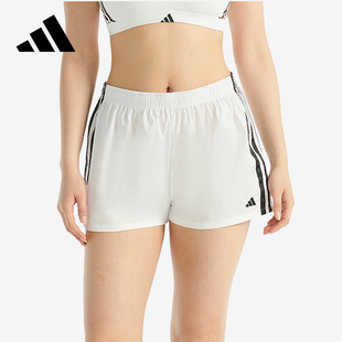 adidas女款透气速干短裤