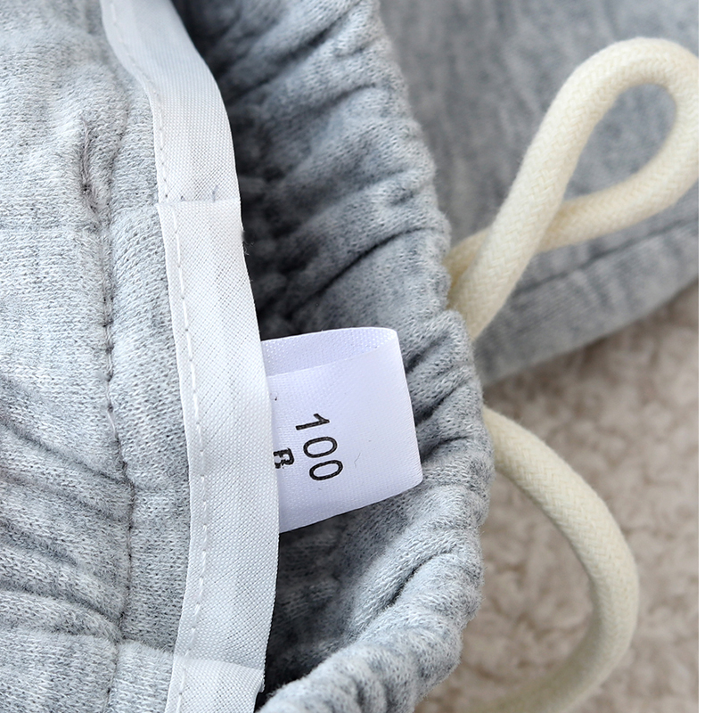 春秋季新款运动裤中小儿童卫裤男女宝宝卡通刺绣长裤子外穿休闲 - 图1