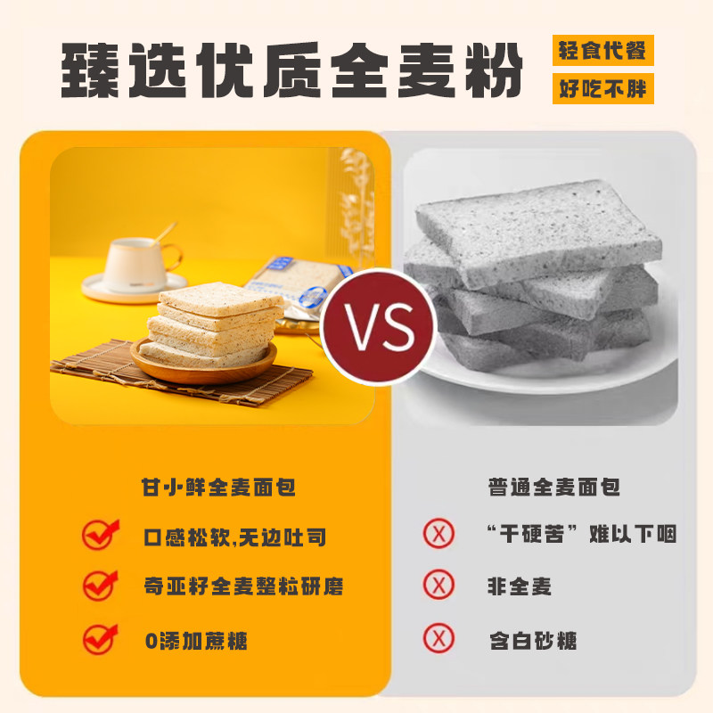  甘小鲜吐司面包