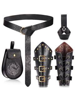 Medieval viking renaissance belt retro wristband halloween cosplay costume dress up waist bag