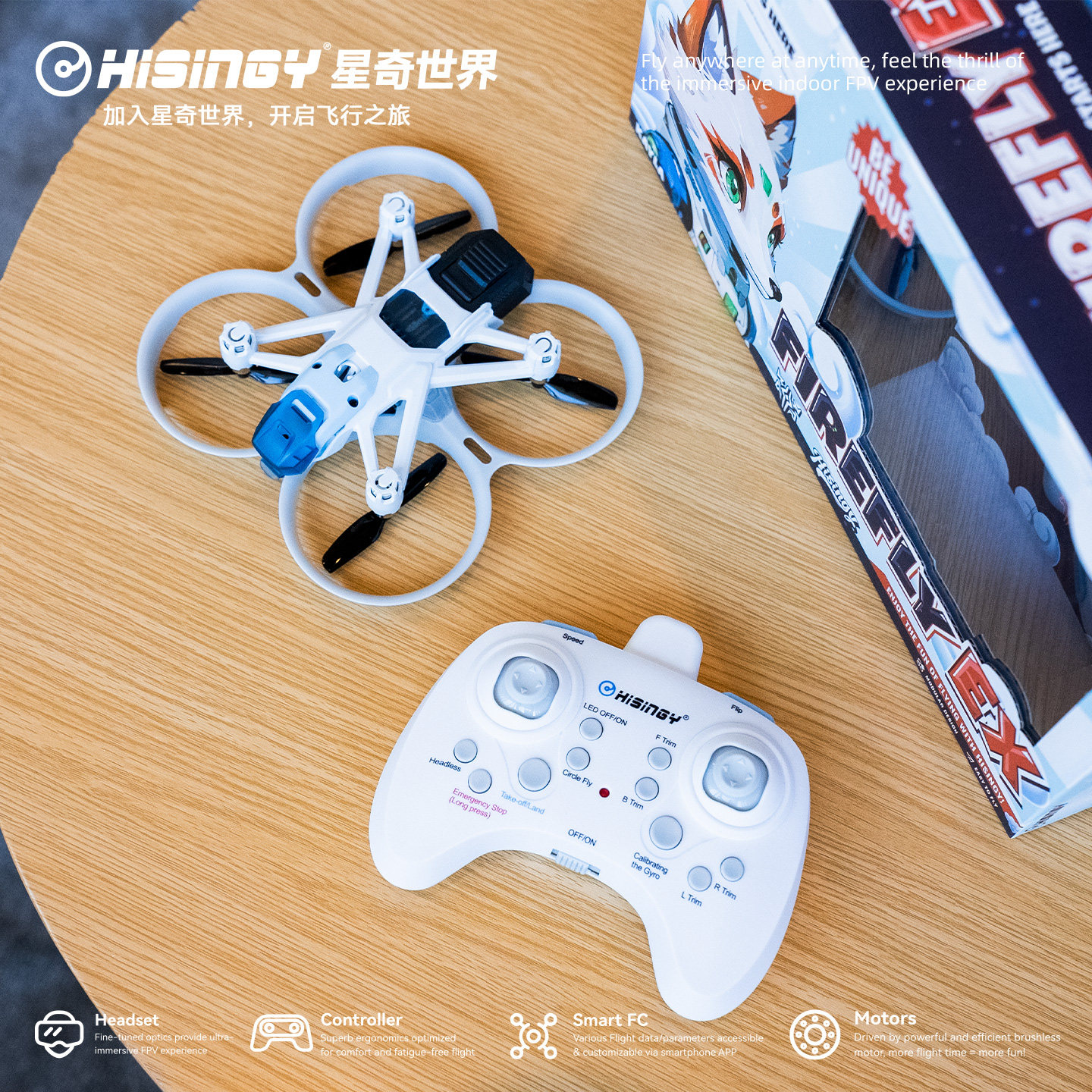 星奇世界“萤火号EX”高清摄像无人机青少年遥控飞机生日新年礼物,淘宝优惠券,粉丝福利购,淘宝优惠卷