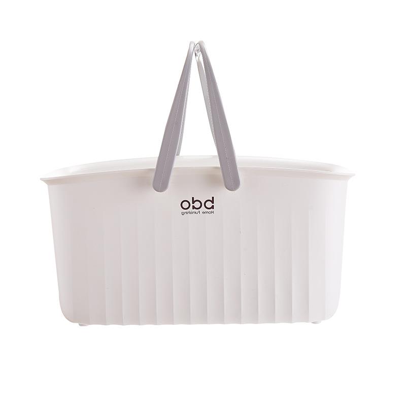 Wave pattern household portable storage basket rectangular b-图2