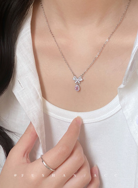 「初恋粉色系」精致日常项链！