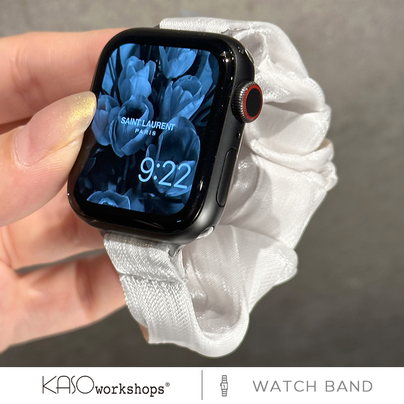 KASO适用苹果iwatch手表表带新款applewatchs8表带s4567代se手表带女款夏天透气大肠发圈夏季创意高级感可爱-图1