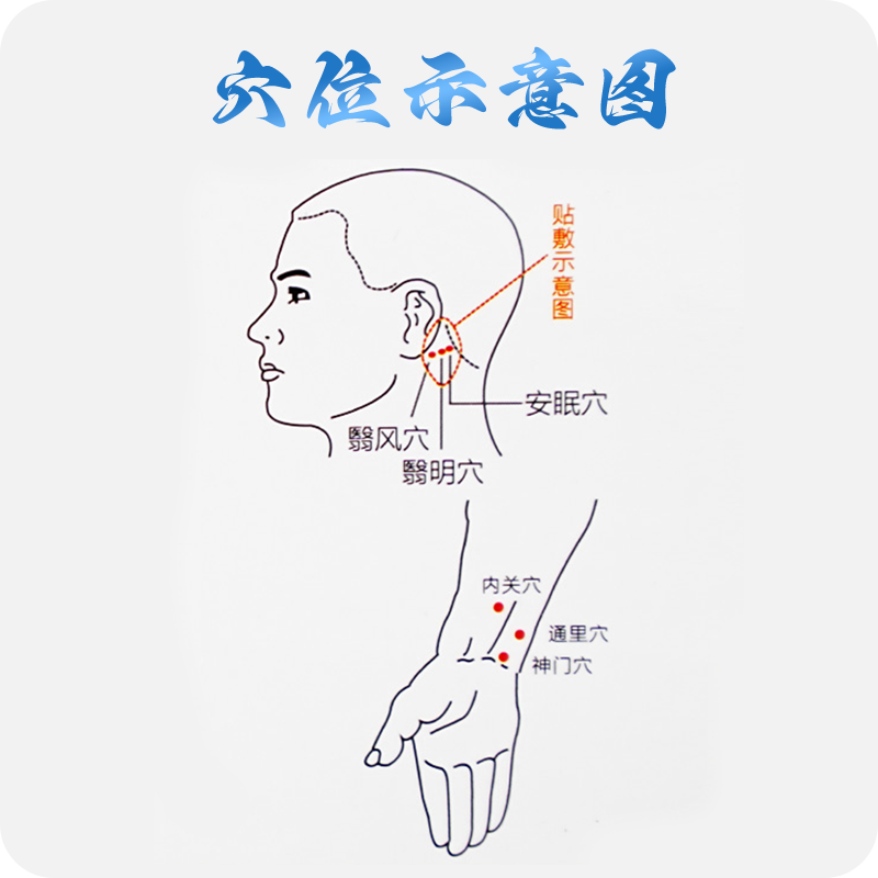 穴位压力刺激贴宁静贴眠焦虑抑郁可用安眠穴神门穴助睡眠星之诚,淘宝优惠券,粉丝福利购,淘宝优惠卷