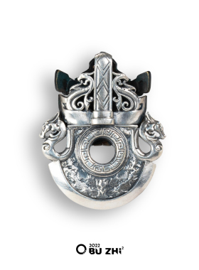 不止不只925银青铜兽面原创吊坠