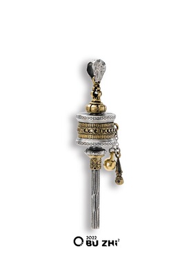 不止不只925银藏式原创吊坠