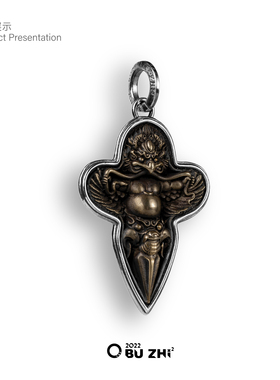 不止不只925银22K大鹏金翅鸟