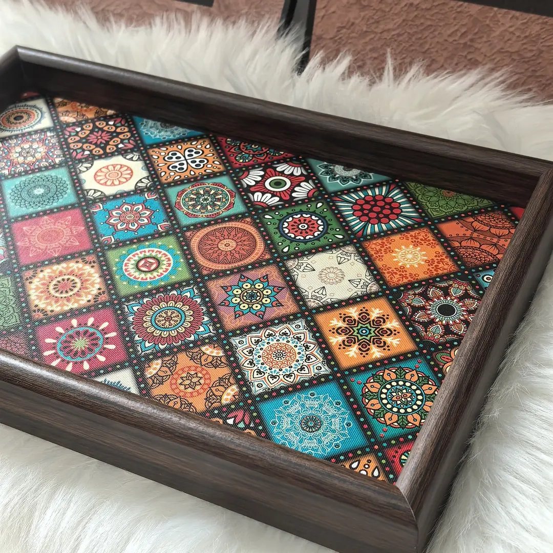 中古复古长方形桌面首饰摆件钥匙玄关收纳盒轻奢皮革茶盘托盘家用,淘宝优惠券,粉丝福利购,淘宝优惠卷