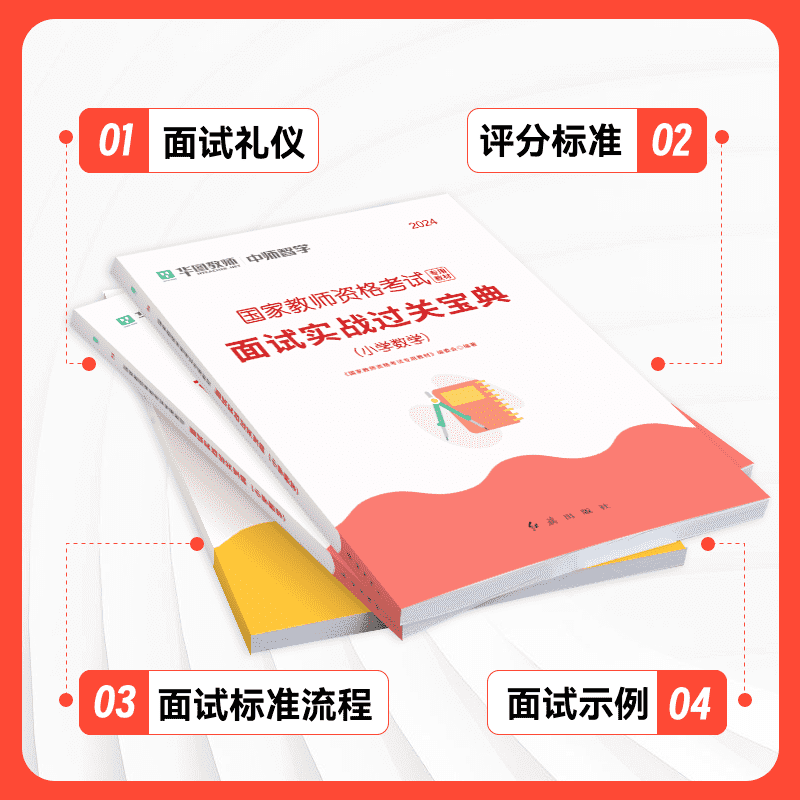 华图教育教师资格证面试考试教材2024教资面试题幼儿中小学教师资格证考试面试实战过关宝典逐字稿答辩备课纸全国通用 - 图0