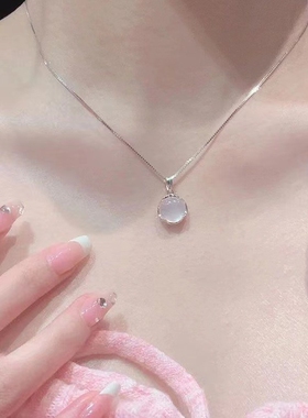 好看精致的项链女款2025新款闺蜜四人圆形日常百搭高级感锁骨链女