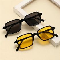 2023 2023 Fashion Vintage Leopard Rectangle Frame Sunglases UV40