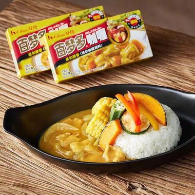 日式咖喱块儿童咖喱饭原味咖喱块日式土豆牛肉咖喱妈妈好帮手家用