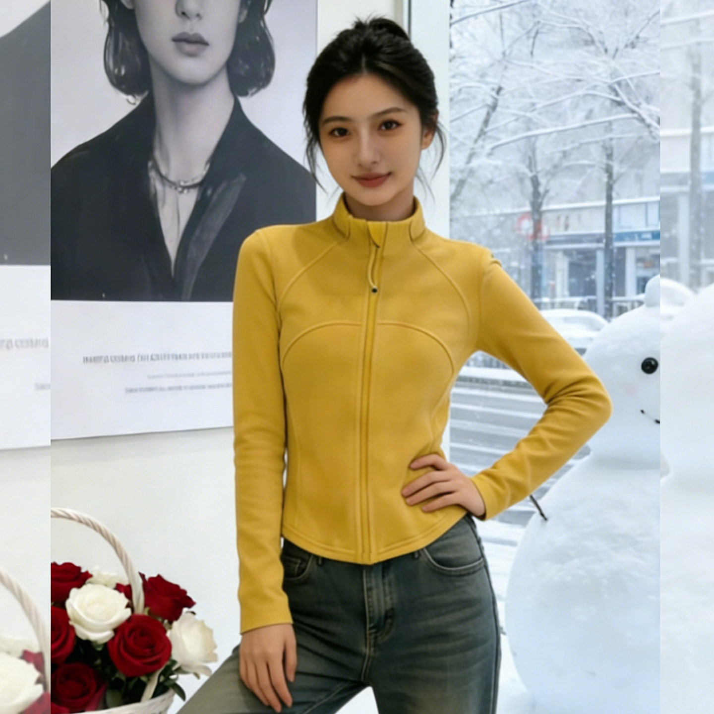 秋冬bi备~时尚减龄半高领拉链德绒上衣女修身显瘦内搭外穿打底衫,淘宝优惠券,粉丝福利购,淘宝优惠卷