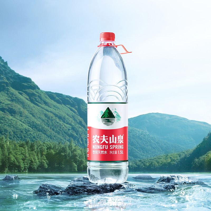 农夫山泉饮用天然水天然红盖水桶装水大瓶整箱装1.5L*12瓶 - 图2