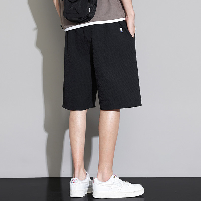 冰丝短裤男夏季薄款纯色潮牌宽松加肥大码休闲直筒五分中裤子胖子,淘宝优惠券,粉丝福利购,淘宝优惠卷