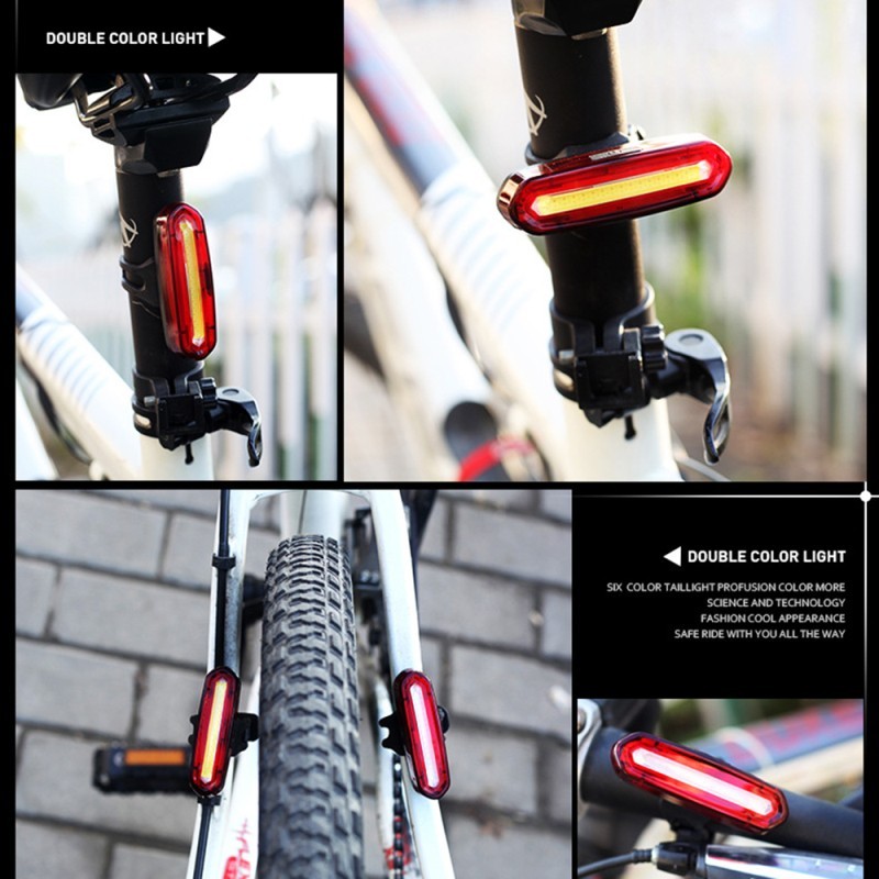 USB Rechargeable Bike Light Set 120 Lm 650 MAh Mountain-图3