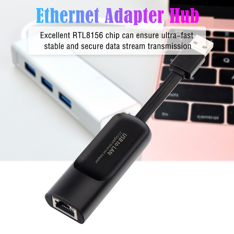 2500Mbps USB C 2.5G External Wired Network Card Type-C To RJ - 图2