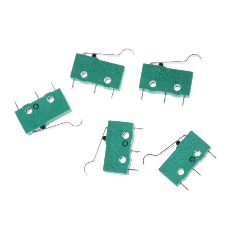 3 Pins Micro Touch Switches NO+NC 5A 125VAC 250VAC Mini Limi - 图0