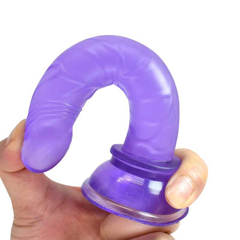 Erotic Bullet Big Realistic Dildo Anal Butt Plug Strap On Bi - 图0