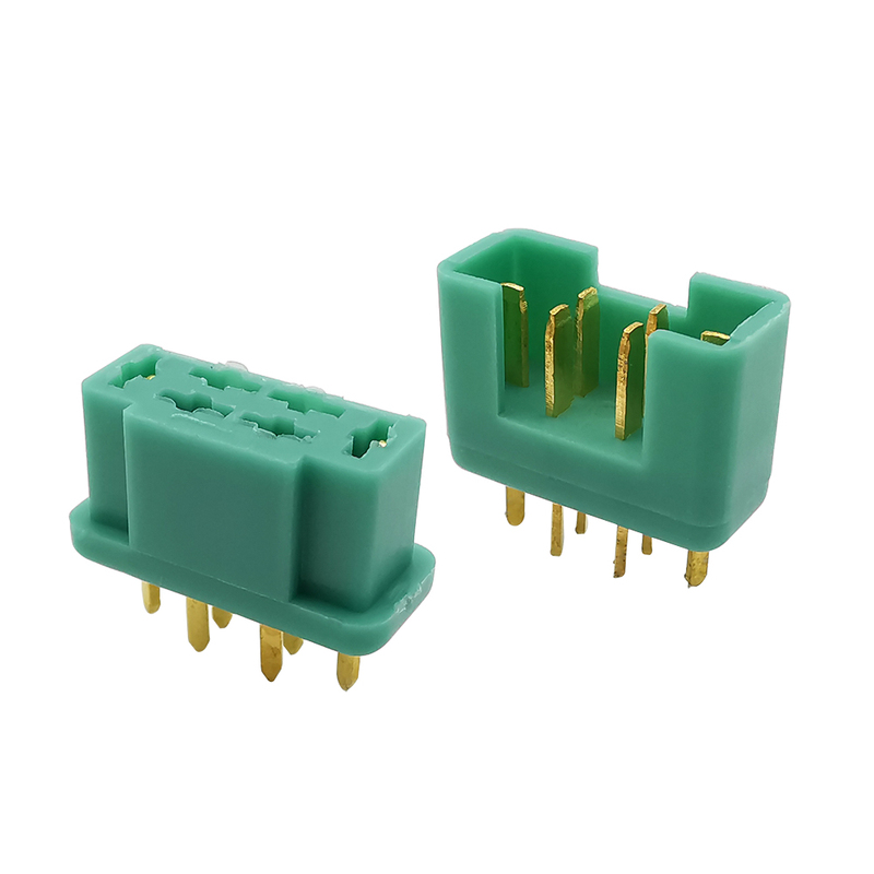 2/5Pair MPX Connector Male Female 6 Pin Plug 24K Gold plated - 图0