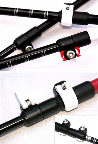 2pcs/lot 240g/pcs Trek Pole Nordic Walking Poles Telescopic - 图0