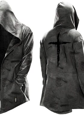 Assassin's-creed Men's Hooded Pullover Jackets Cospl