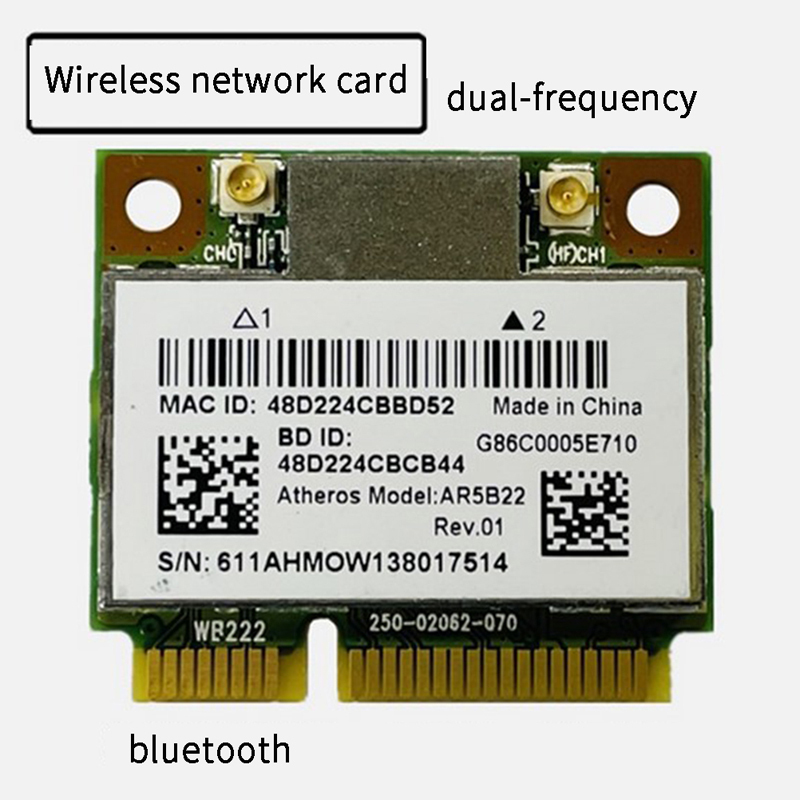 Dual Band 2.4G/5Ghz AR5B22 Network 300Mbps Bluetooth 4.0 Wif - 图3