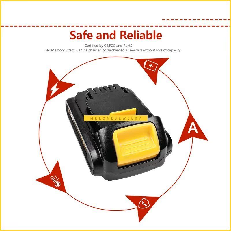 18/20V 3.0AH Li-ion DCB200 Battery Dewalt 20V Max ools DCB2-图2