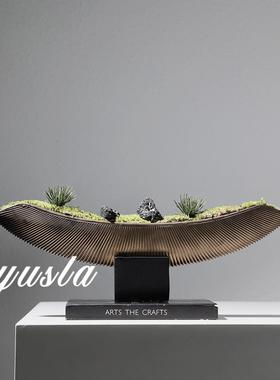 树脂复古法式家居摆件中古风茶室电视柜样板间摆件橱窗书房装饰品