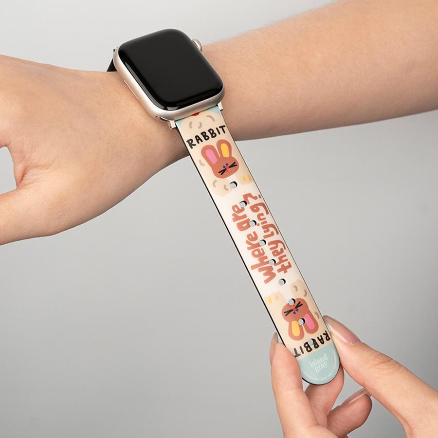 CARECASE 可爱动物园表带适用苹果手表iwatch8表带apple watch7/se/1/2/3/4/5/6小众可爱通用41/45mm原创设计 - 图1