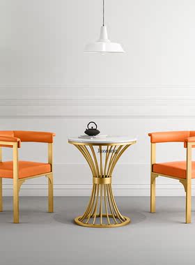 Nordic Dining Chairs Kitchen Furniture Wrought Iron Back