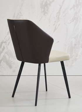 Modern Simple Leisure Chair Wrought Iron Customizable PU