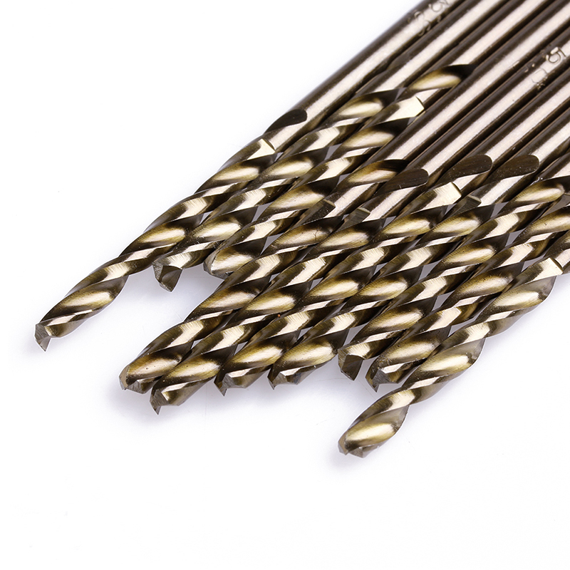 10Pcs 3.5mm M35 Shank HSS-Co Cobalt Twist Drill Spiral Drill - 图0