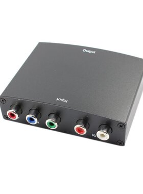 YPBPR + Audio R/L To HDMI Converter Conversion Adapter Suppo