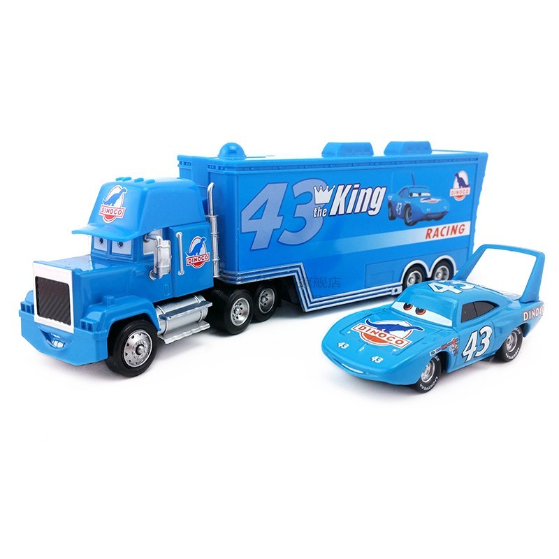 Pixar Cars Mack ncle Lightning McQueen King Francesco Chick - 图1